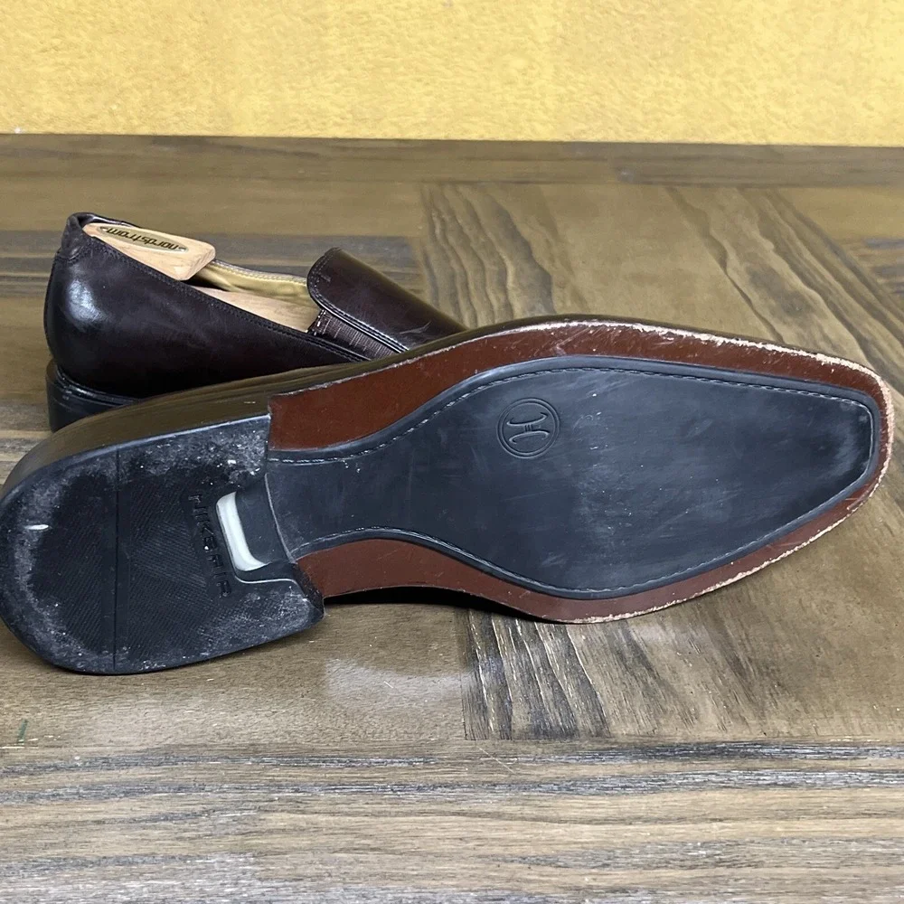 Cole Haan NikeAir Cognac Leather Loafers Casual Men's Shoes Size 13 M Slip On